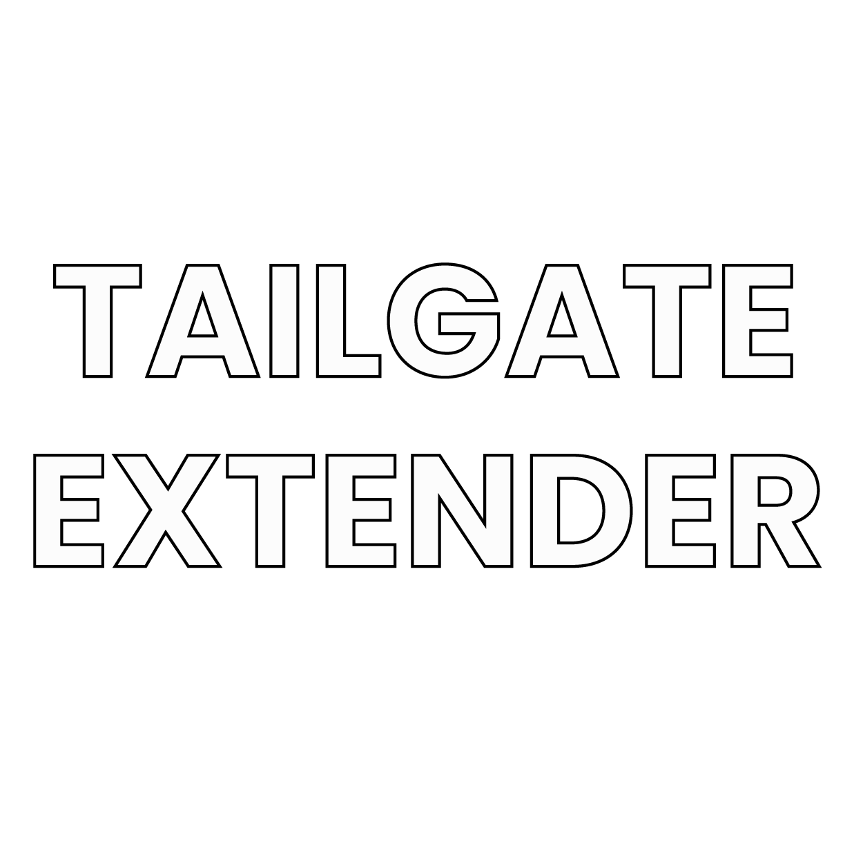 big country labels-tailgate extender
