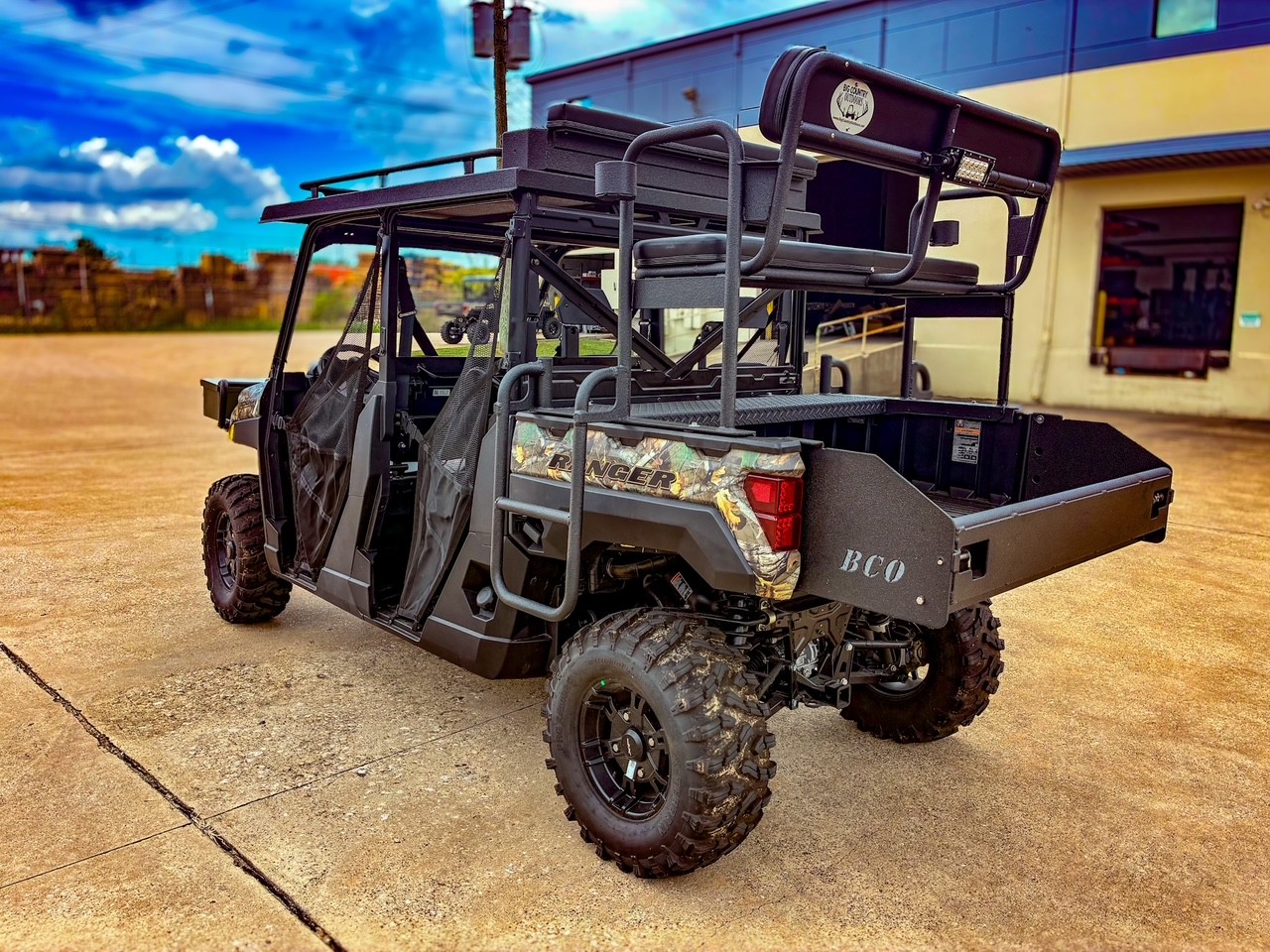 Polaris Ranger 1000 with Big Country Outdoors high seat